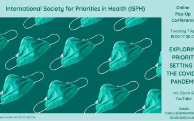 Pop-Up Conference: “Exploring Priority Setting in The COVID-19 Pandemic”